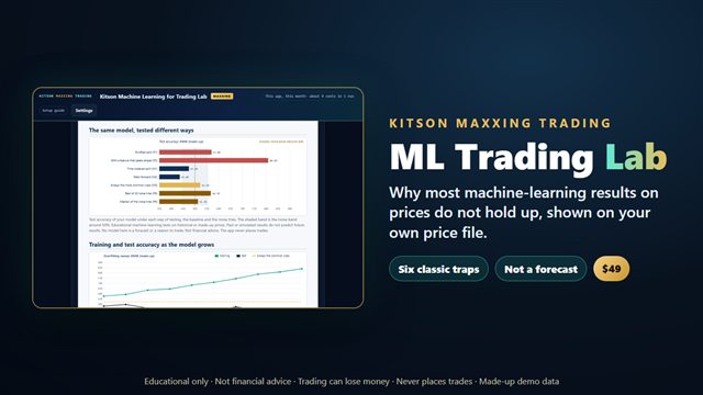 Kitson Machine Learning for Trading Lab: cover